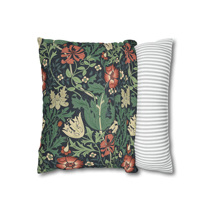 Faux Suede Cushion Cover inspired by William Morris - Compton Collection (Hill Cottage)