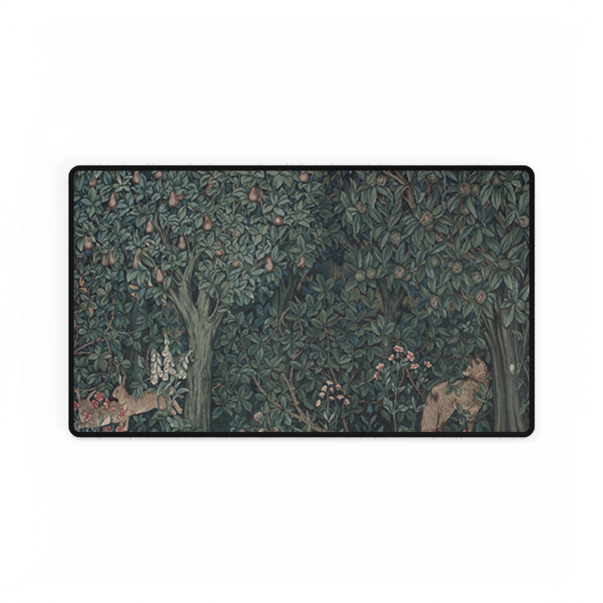 william-morris-co-desk-mat-green-forest-collection-rabbit-and-fox-10