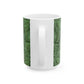 Ceramic Mug inspired by William Morris - Acanthus Collection (Green)