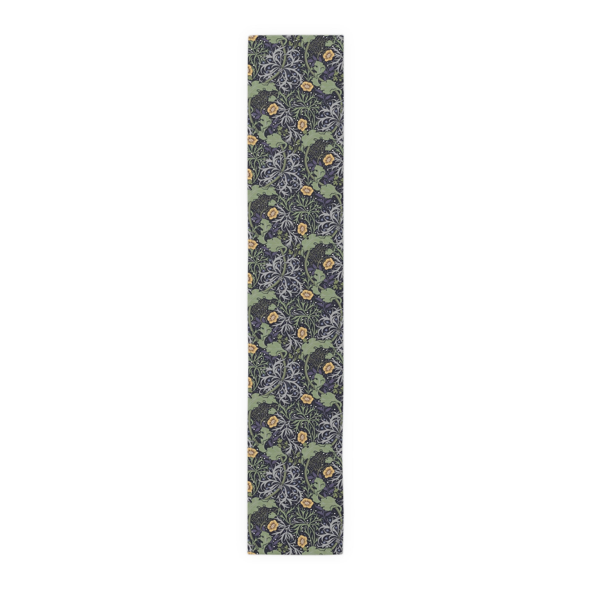william-morris-co-table-runner-seaweed-collection-yellow-flower-18