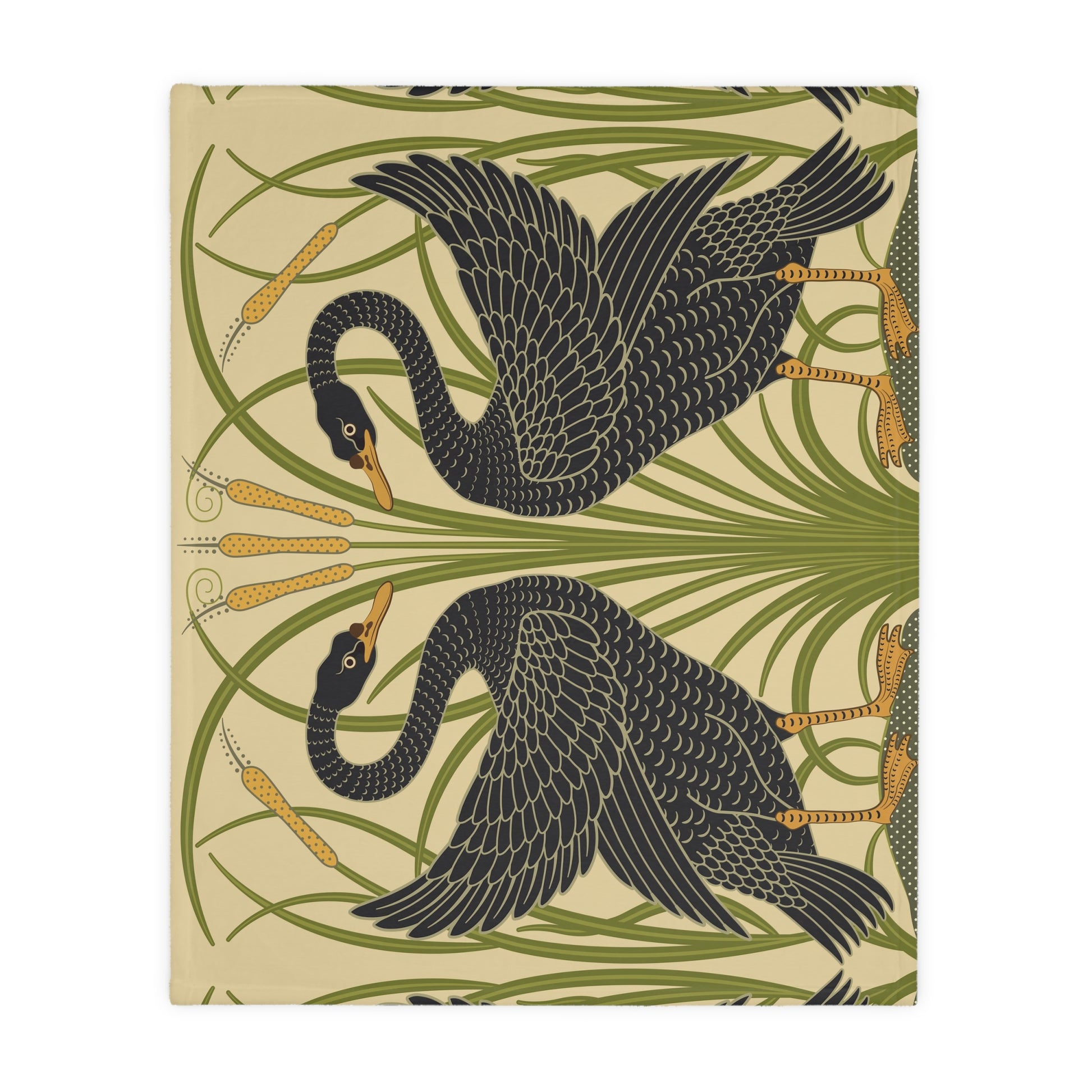 minky-blanket-william-morris-two-sided-print-swans-collection-8