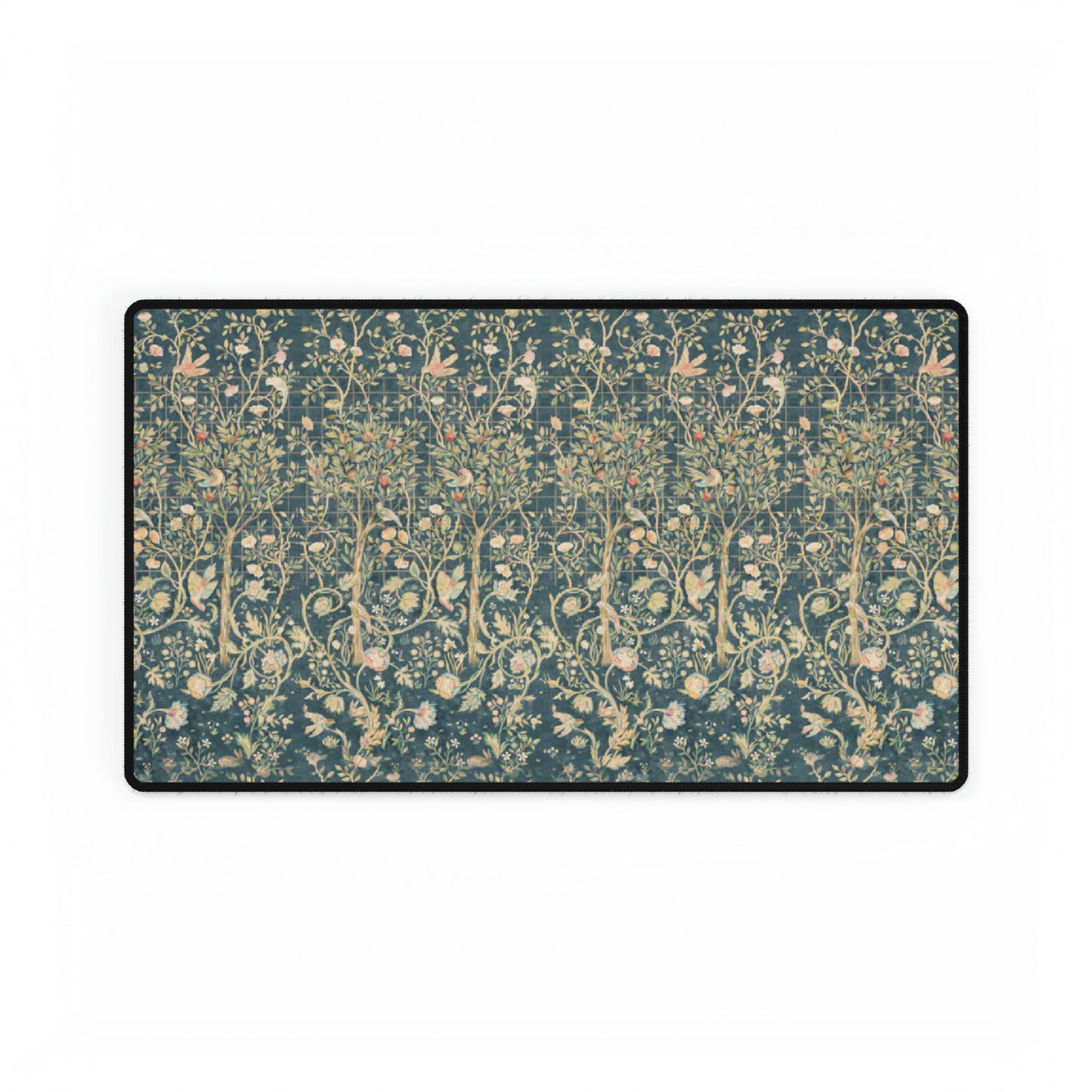 Desk Mat inspired by William Morris - Melsetter Collection (Evergreen Teal)