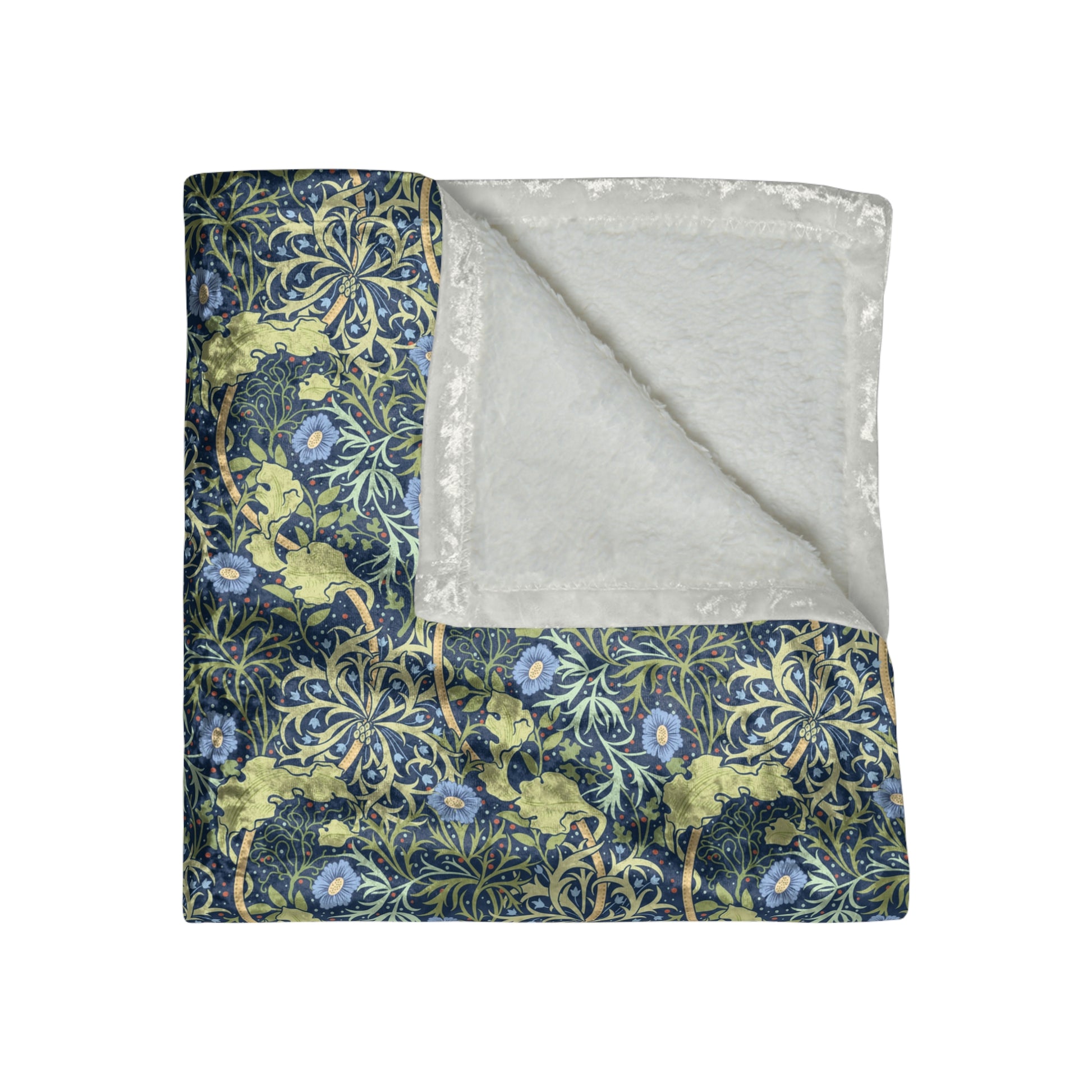 william-morris-co-lush-crushed-velvet-blanket-seaweed-collection-blue-flower-5