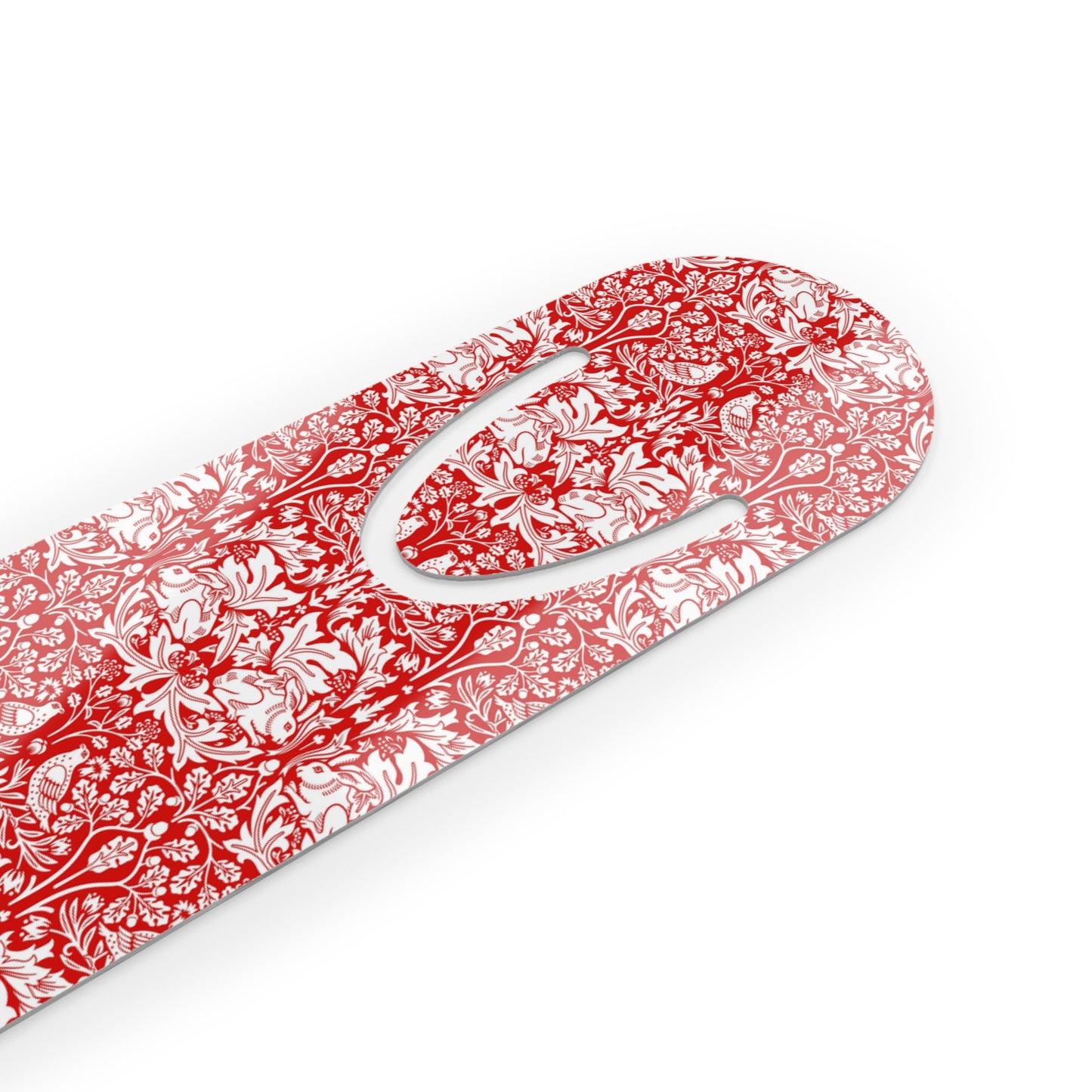 Bookmark inspired by William Morris - Brer Rabbit Collection (Red)