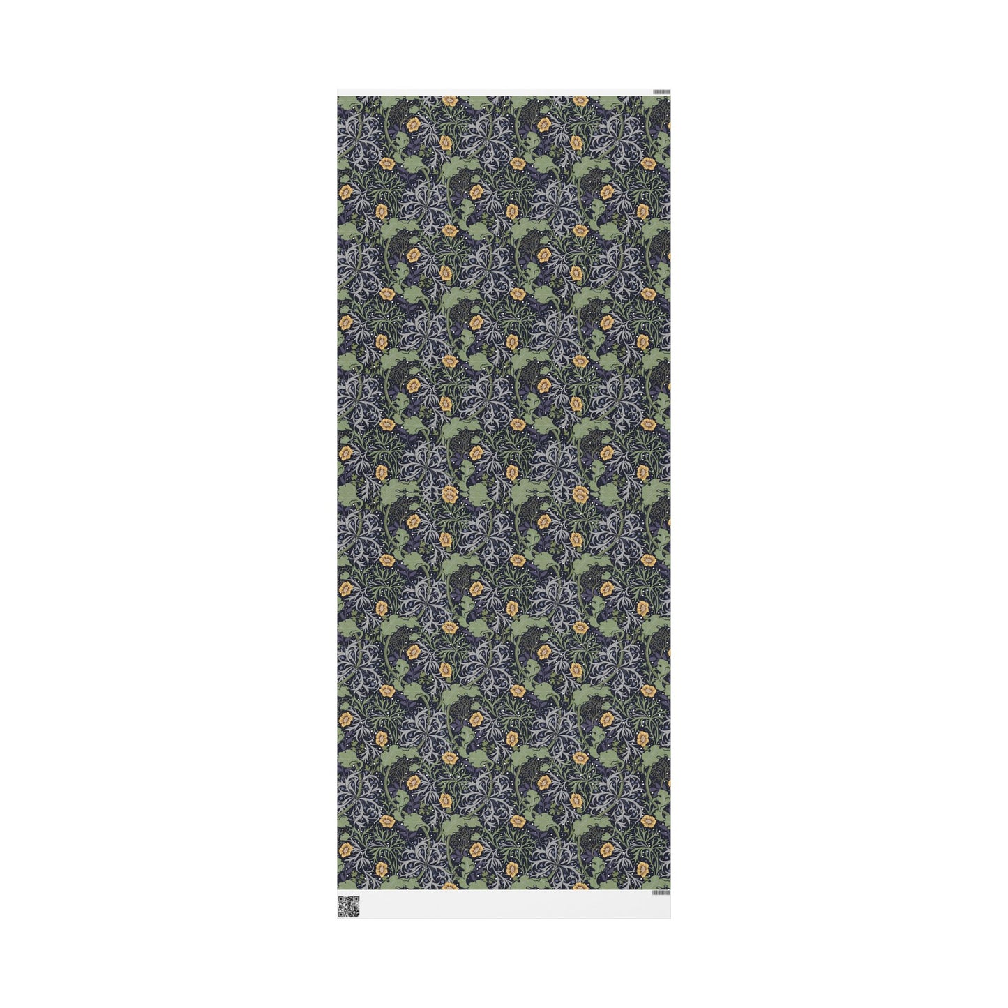 Gift Wrapping Paper inspired by William Morris - Seaweed Collection (Yellow Flower)
