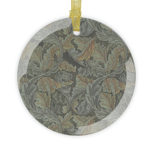 william-morris-co-christmas-heirloom-glass-ornament-acanthus-collection-grey-1