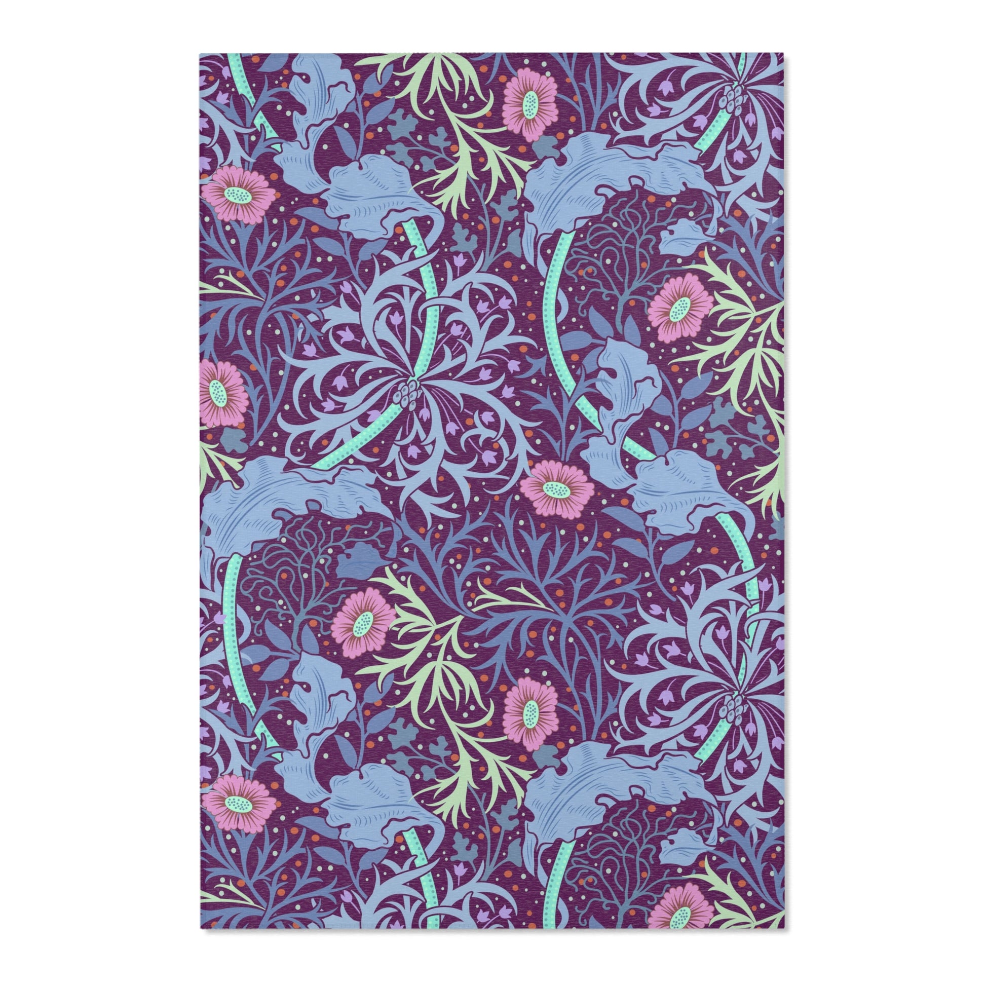 area-rugs-william-morris-seaweed-collection-pink-flower-4