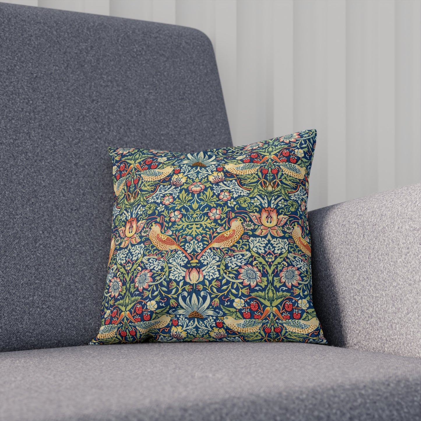 William Morris & Co Cushion and Cushion Cover - Strawberry Thief Collection