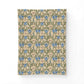 Cotton Comforter inspired by William Morris - Blue Iris Collection