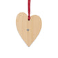 Wooden Christmas Ornaments inspired by William Morris - Strawberry Thief Collection (Crimson)