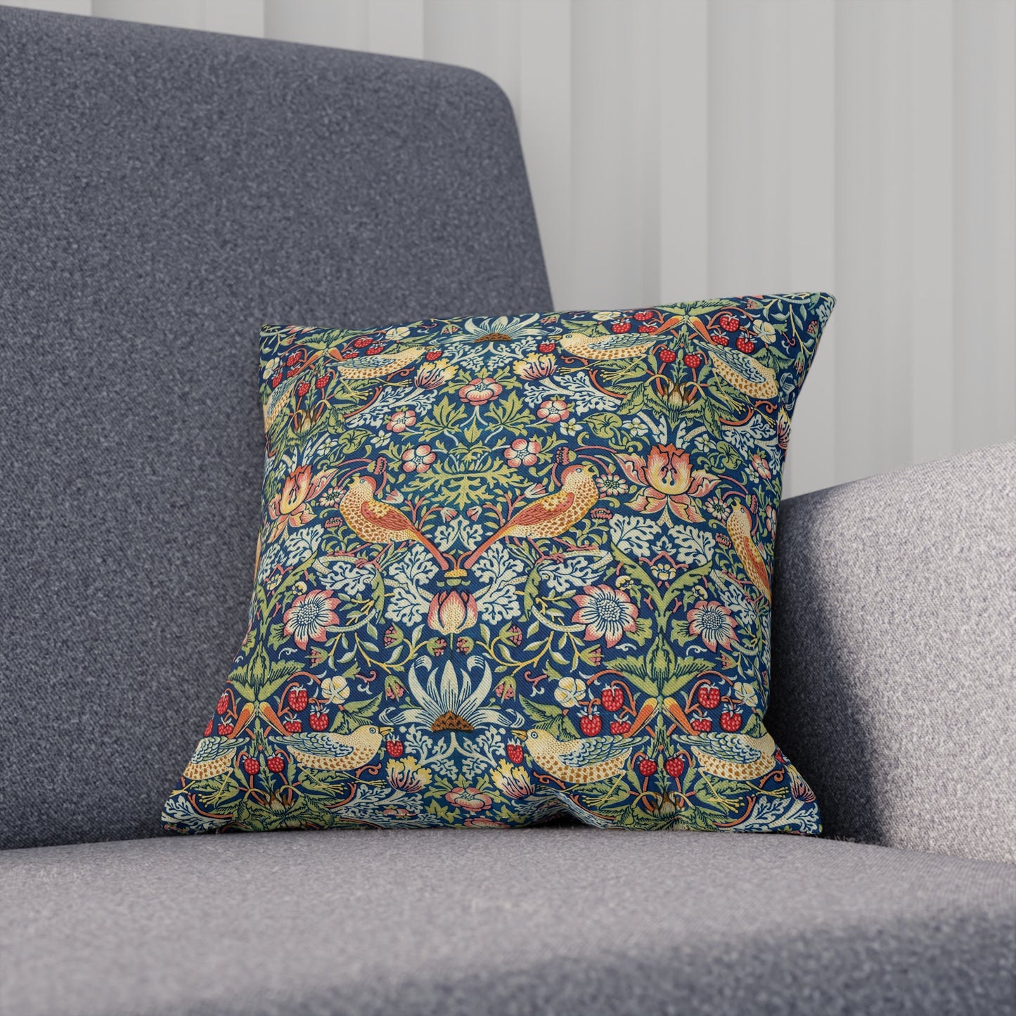 William Morris & Co Cushion and Cushion Cover - Strawberry Thief Collection