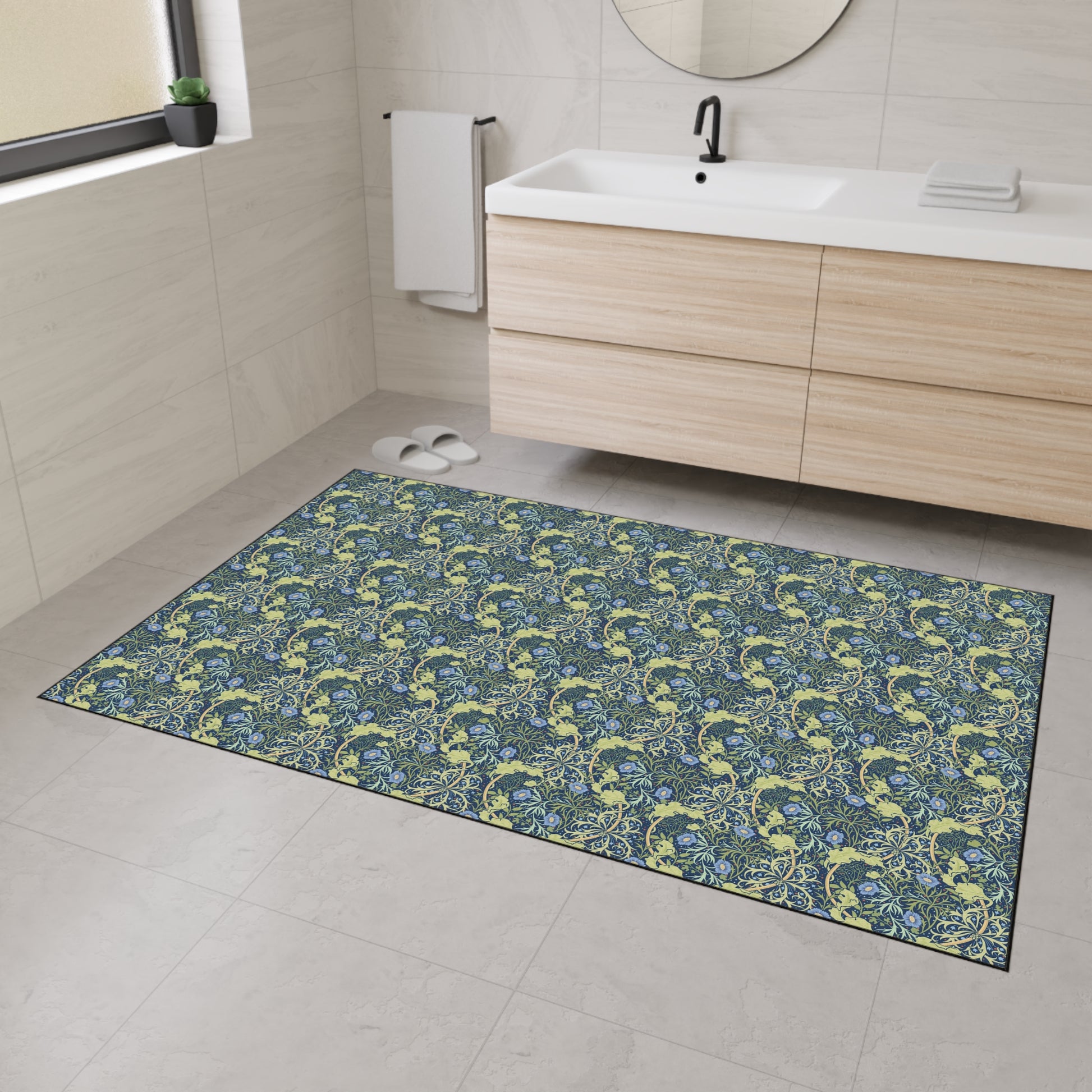 william-morris-co-heavy-duty-floor-mat-seaweed-collection-blue-flowers-8