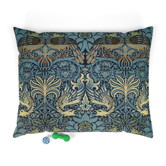 william-morris-co-pet-bed-peacock-and-dragon-collection-1