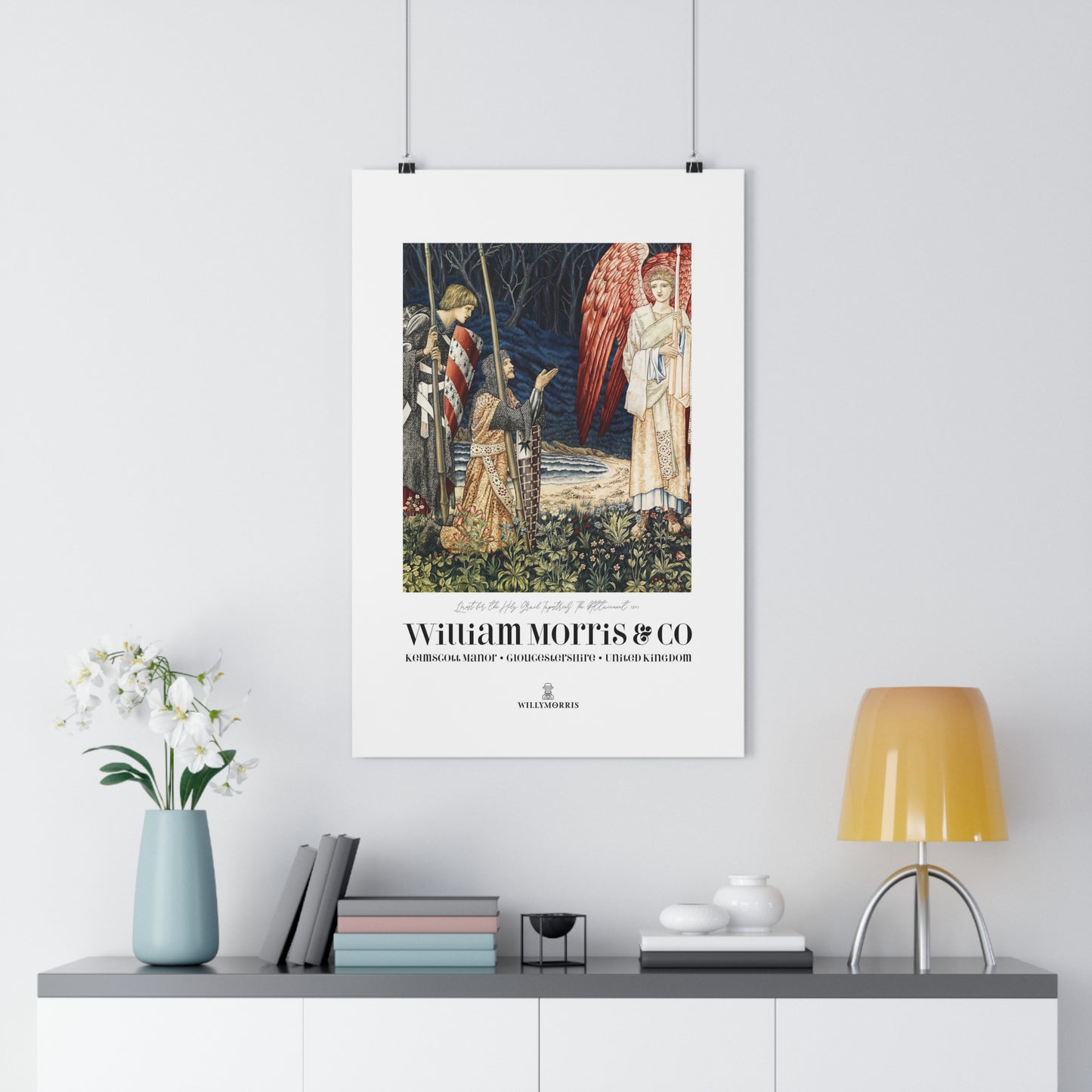 Giclée Art Print inspired by William Morris - Quest for the Holy Grail Collection (Offering)