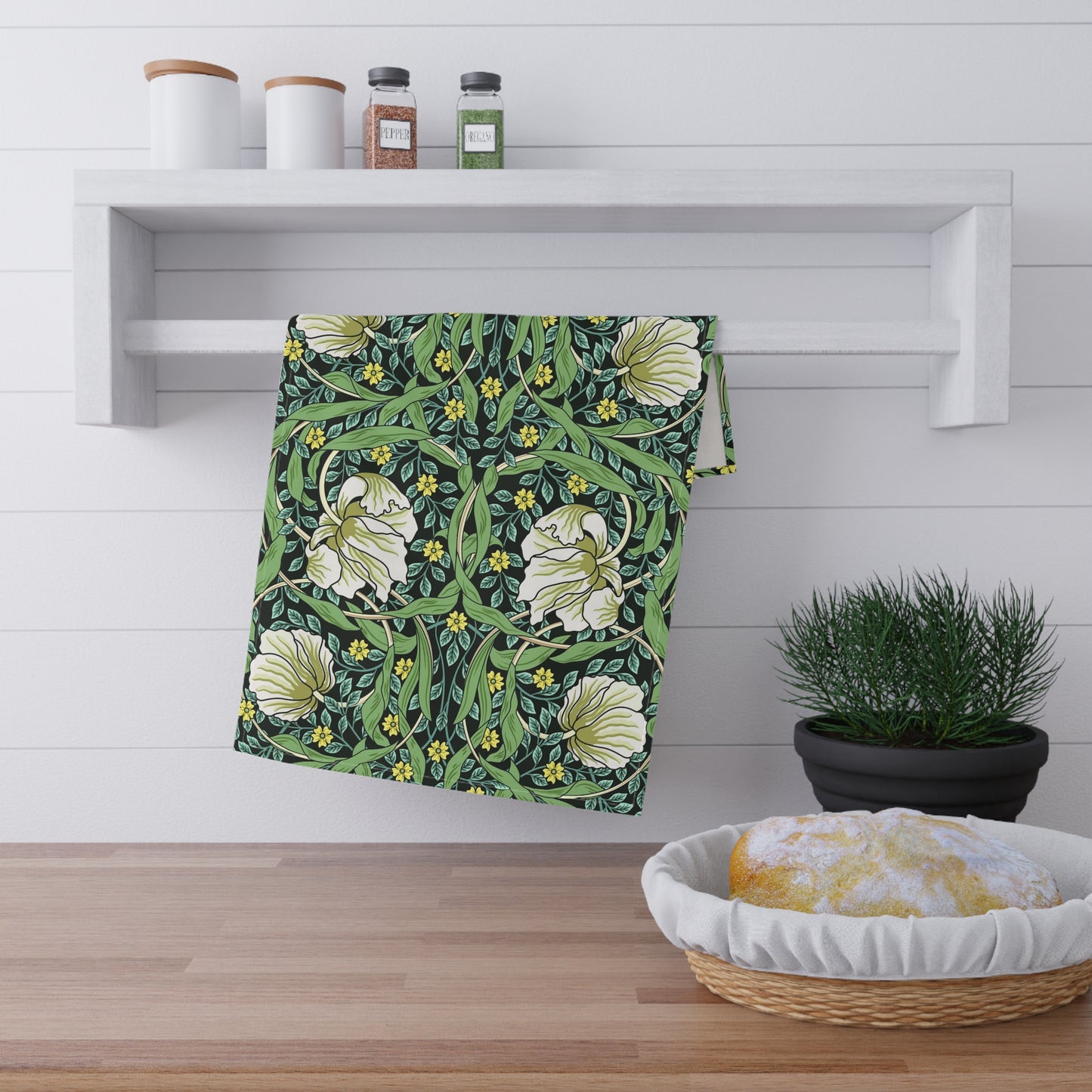 william-morris-co-kitchen-tea-towel-pimpernel-collection-green-7