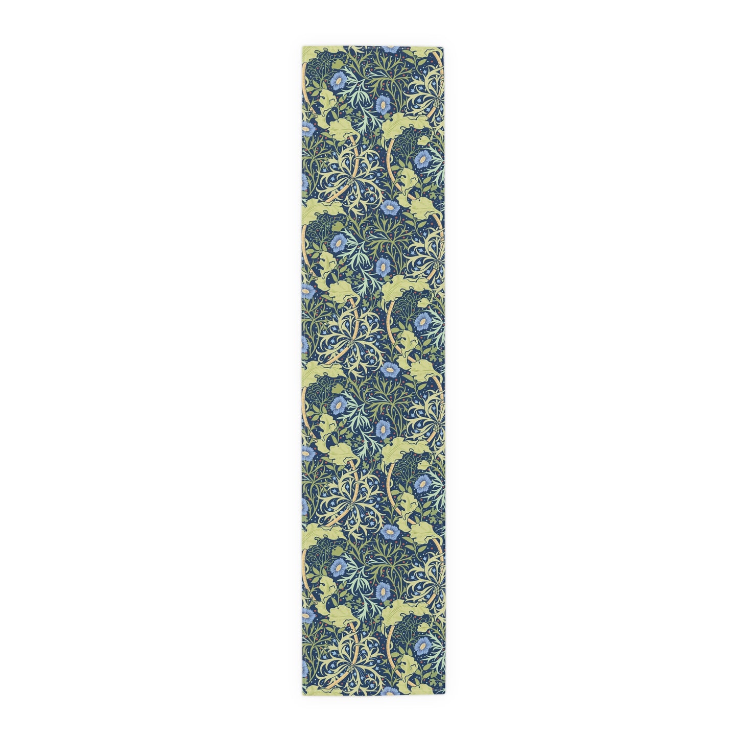 william-morris-co-table-runner-seaweed-collection-blue-flower-3