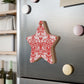Wooden Christmas Ornaments inspired by William Morris - Brer Rabbit Collection (Red)