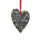 Wooden Christmas Ornaments inspired by William Morris - Seaweed Collection (Yellow Flower)