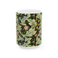 Ceramic Mug inspired by William Morris - Leicester Collection (Green)