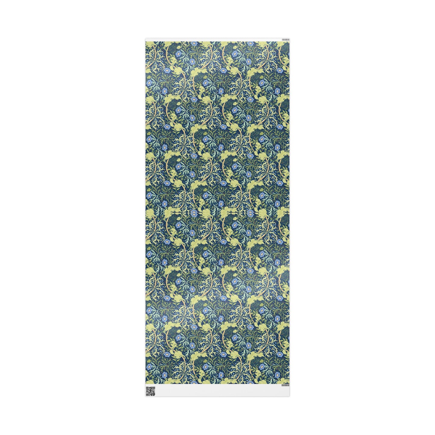 Gift Wrapping Paper inspired by William Morris - Seaweed Collection (Blue Flower)