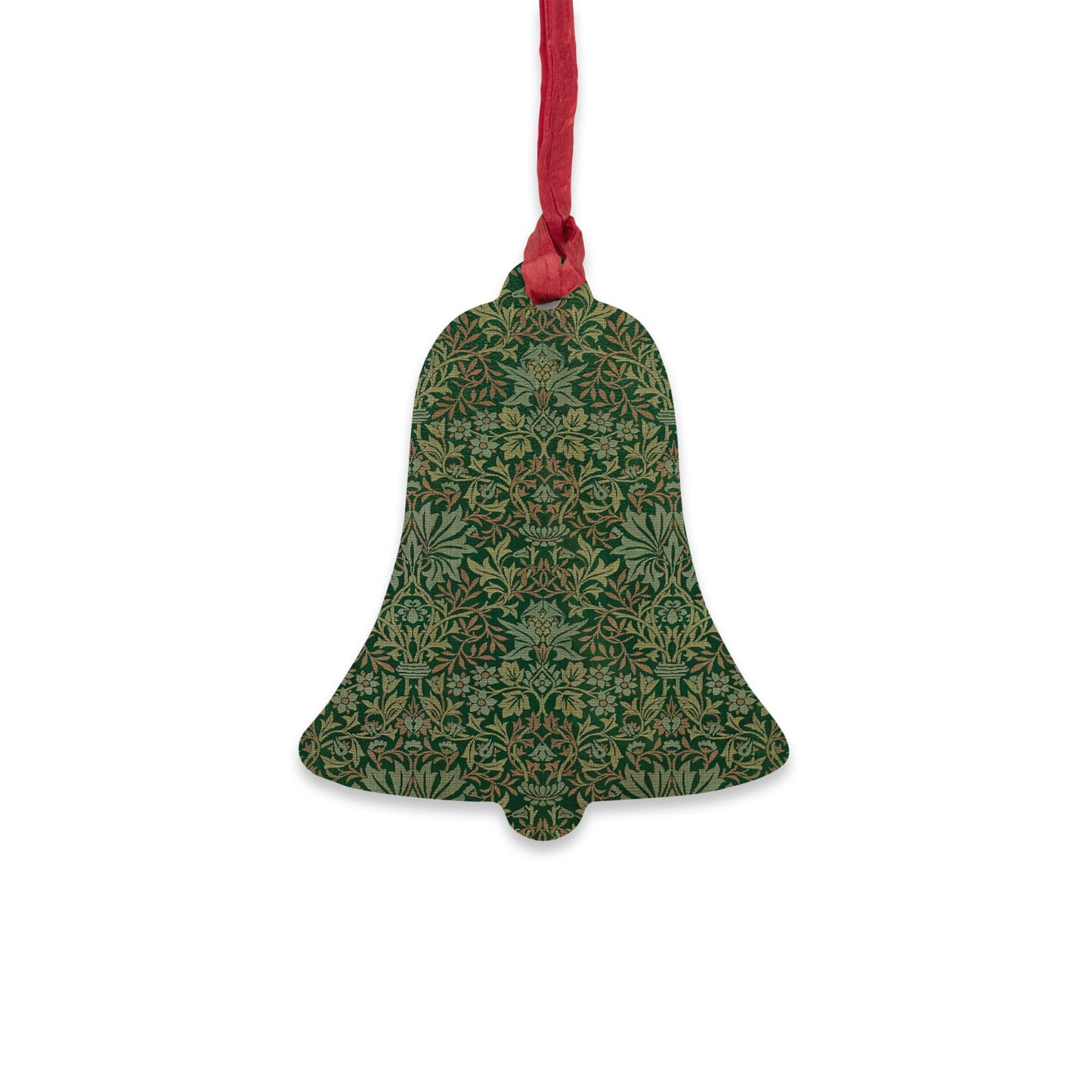 Wooden Christmas Ornaments inspired by William Morris - Flower Garden Collection
