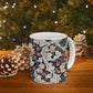 Ceramic Mug inspired by William Morris - Leicester Collection (Royal)