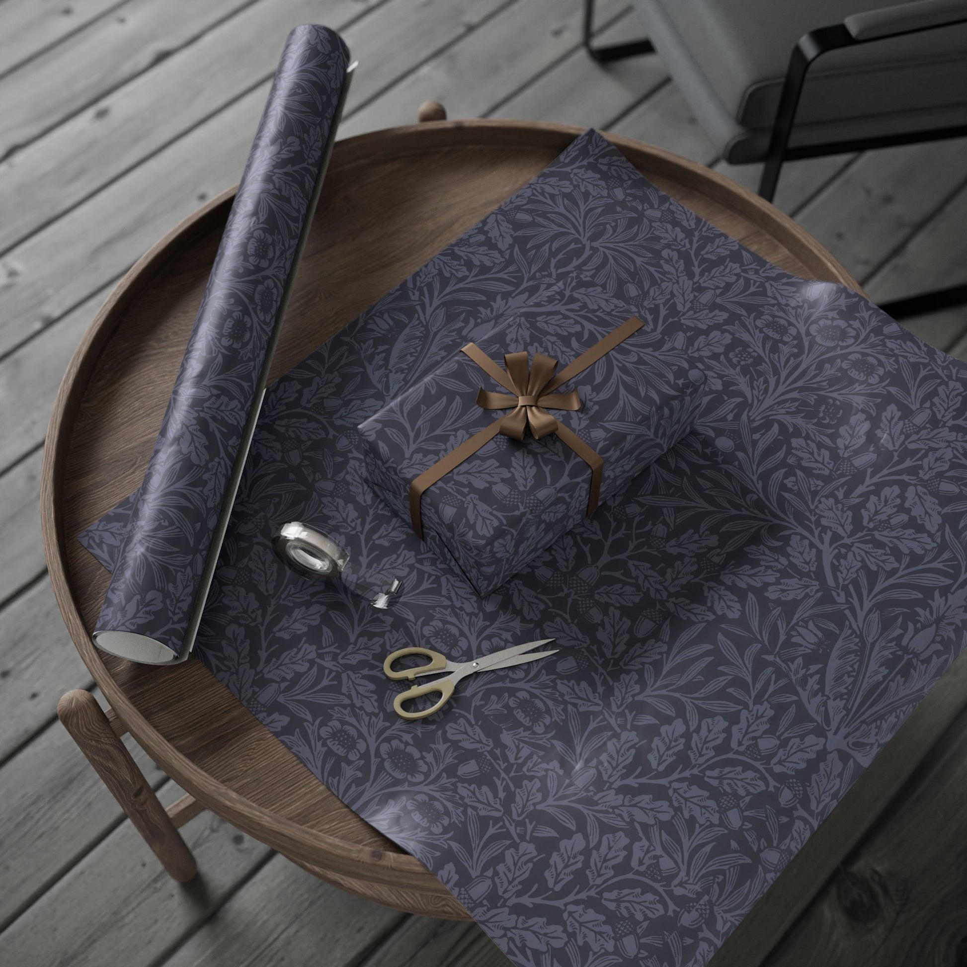 gift-wrapping-paper-william-morris-acorn-oak-leaves-smoky-blue-14