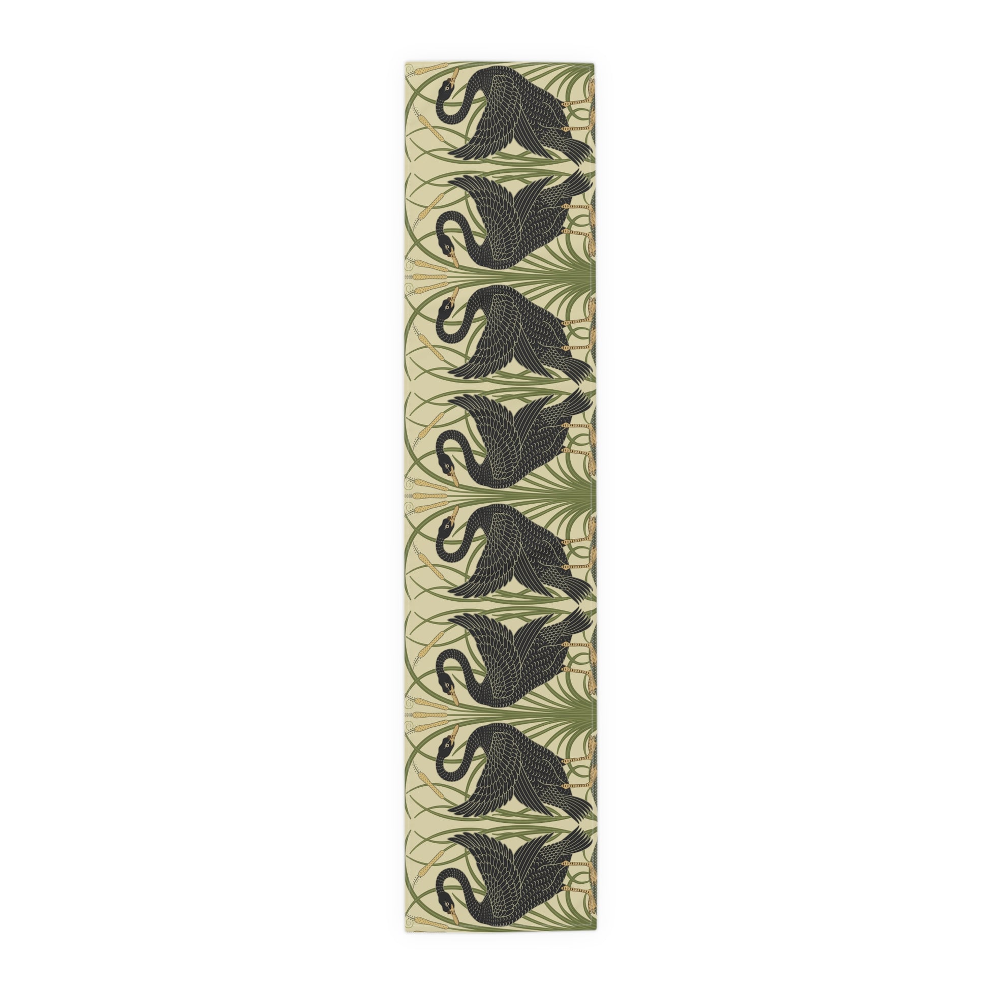 table-runner-inspired-by-william-morris-black-swan-cygnus-aatratus-6