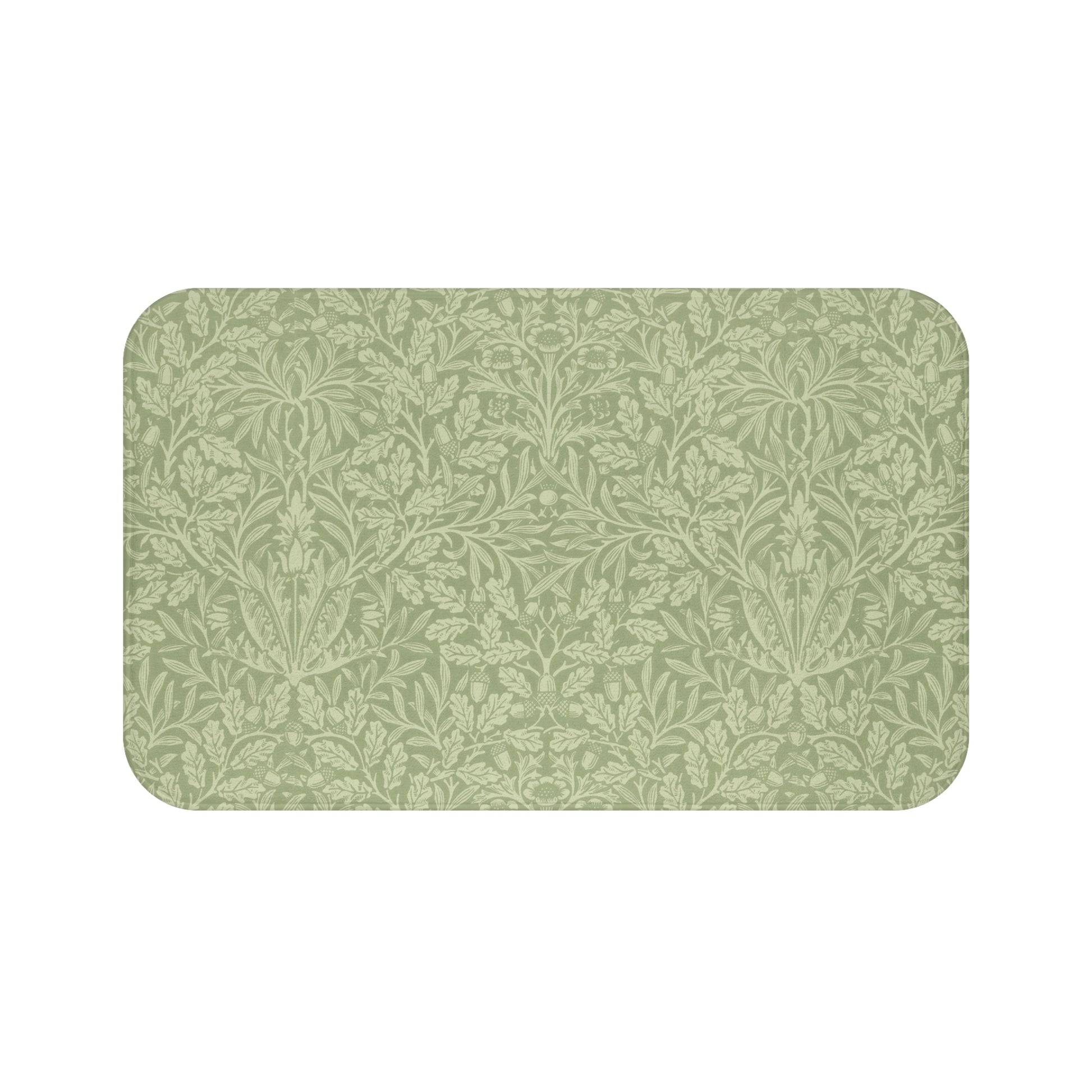 microfibre-bath-mat-by-william-morris-acorns-oak-leaves-green-1