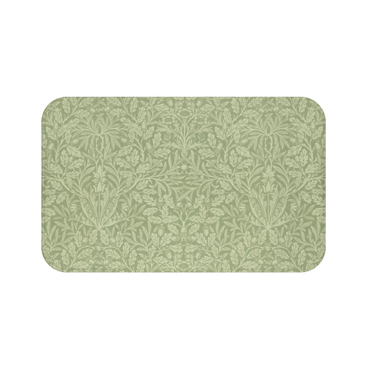 microfibre-bath-mat-by-william-morris-acorns-oak-leaves-green-1