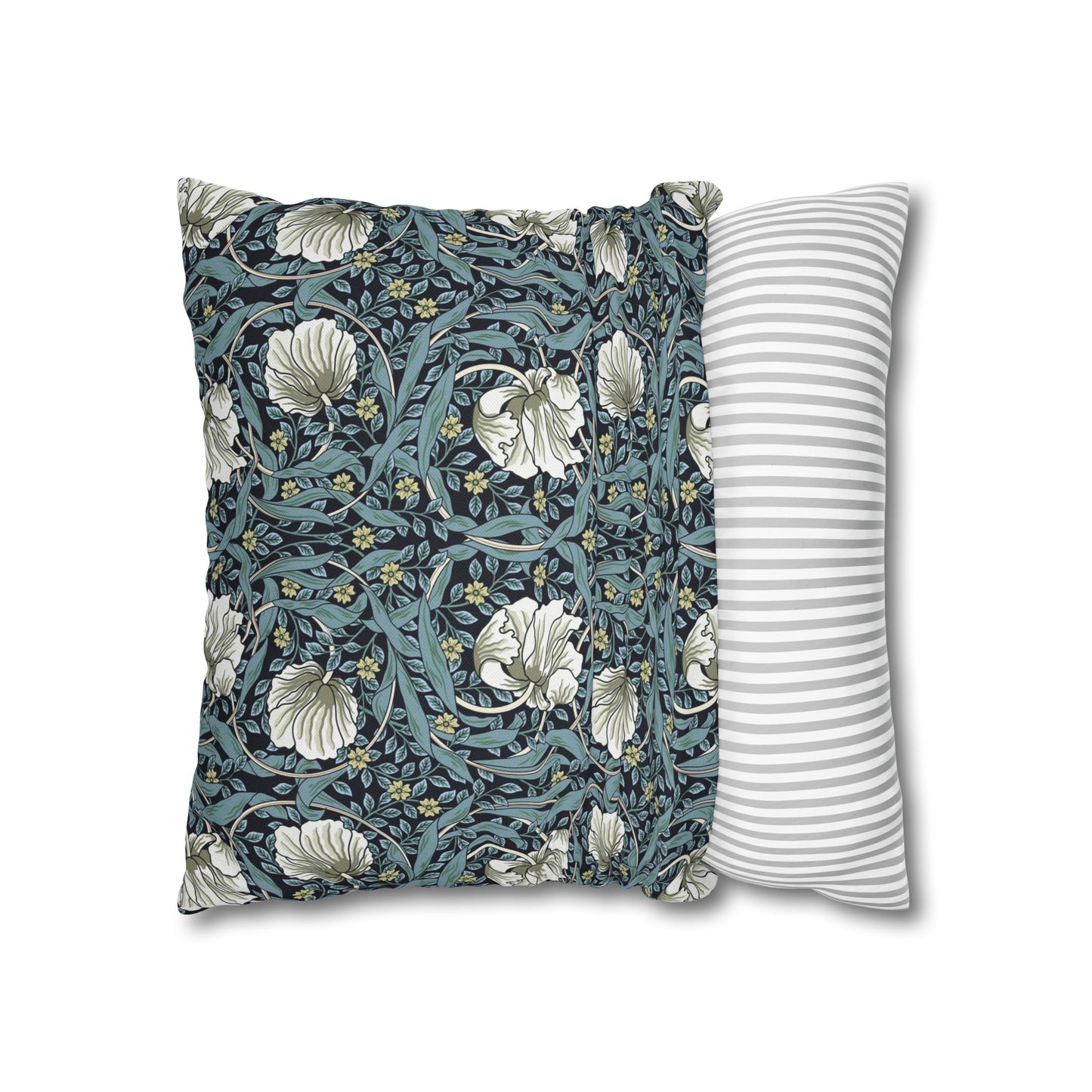 Cushion Cover inspired by William Morris - Pimpernel Collection (Slate)