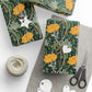 christmas-wrapping-paper-william-morris-chrysanthemum-yellow-1