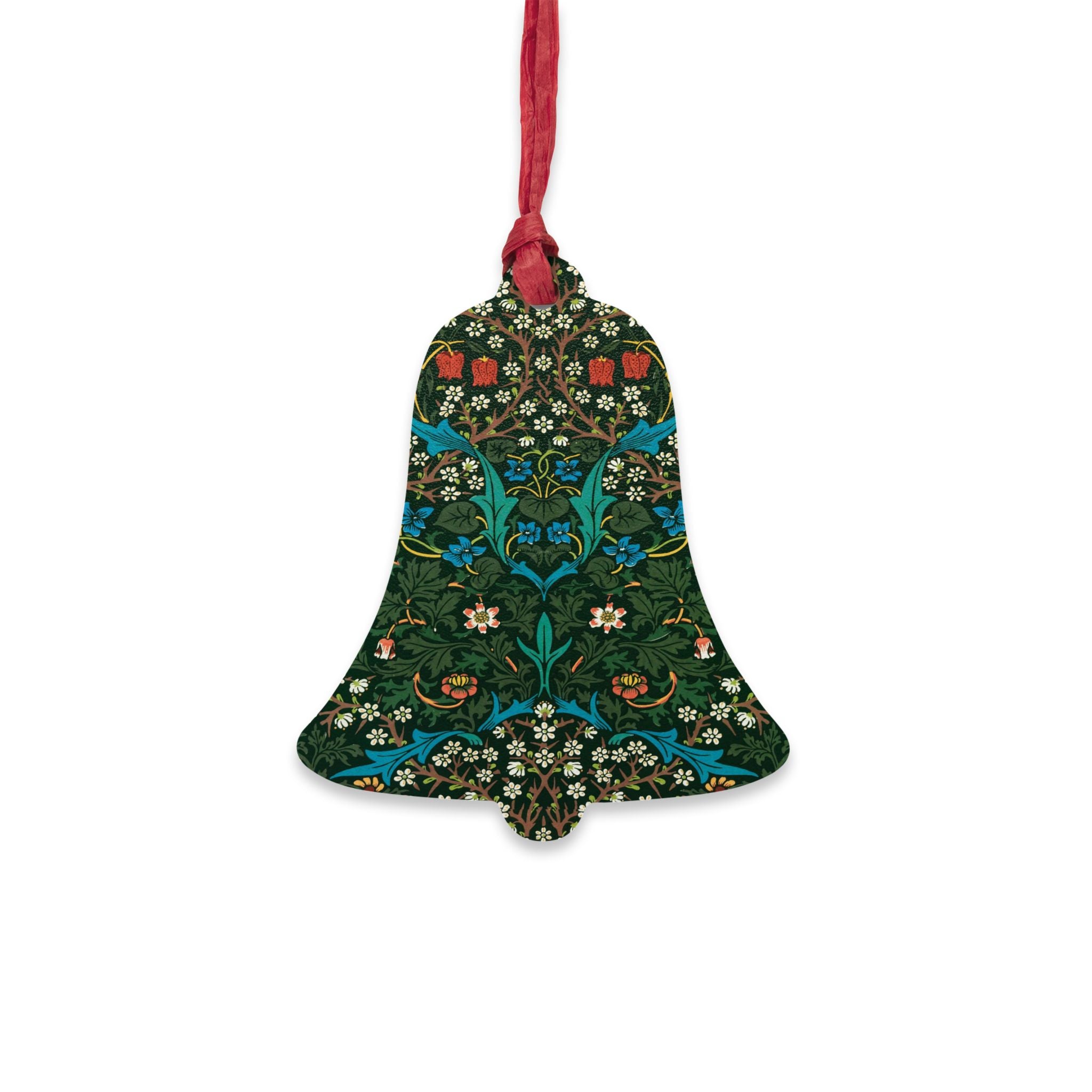 Wooden Christmas Ornaments by William Morris - Tulip