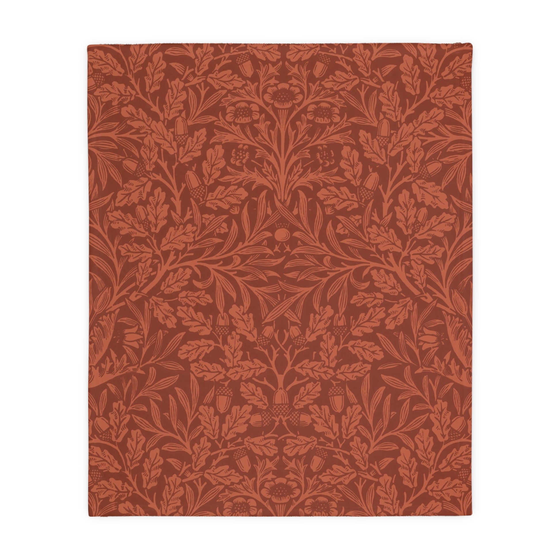 william-morris-co-luxury-velveteen-minky-blanket-two-sided-print-acorns-and-oak-leaves-collection-12