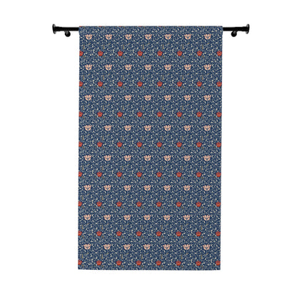 Blackout Window Curtain inspired by William Morris (1 Piece) - Medway Collection
