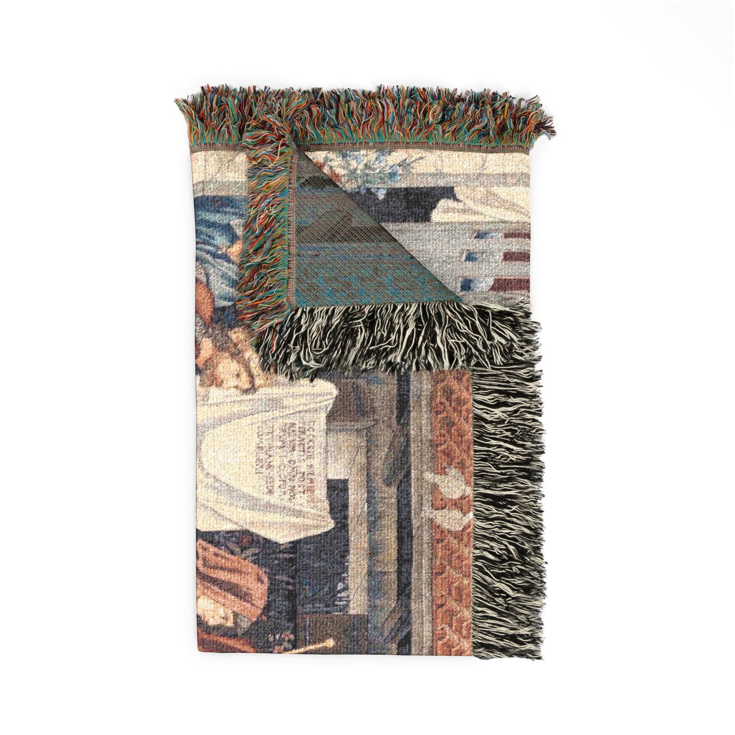 Vintage Woven Blanket - Tapestry Art for Cozy Living Spaces
