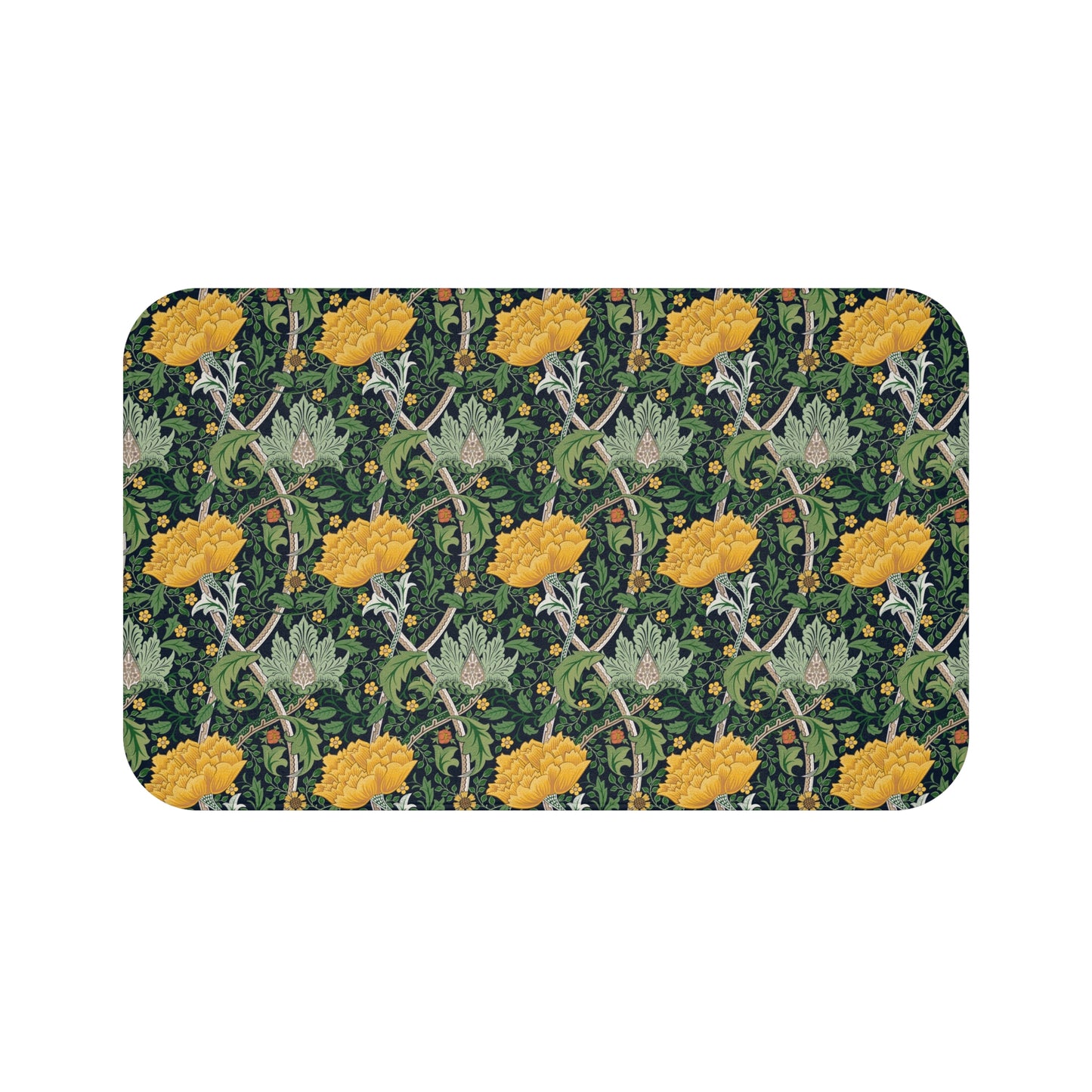 bath-mat-william-morris-chrysanthemum-yellow-3