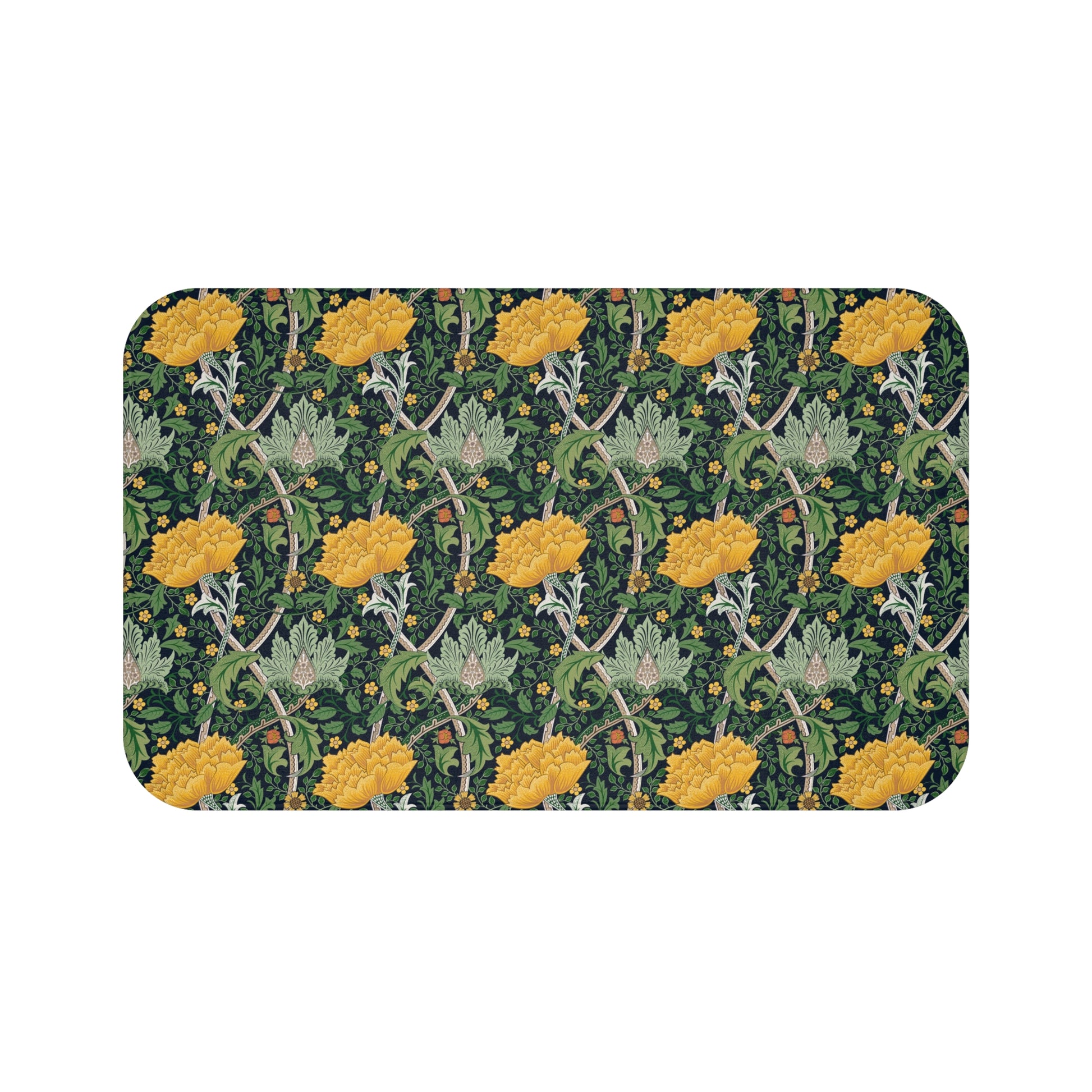 bath-mat-william-morris-chrysanthemum-yellow-3