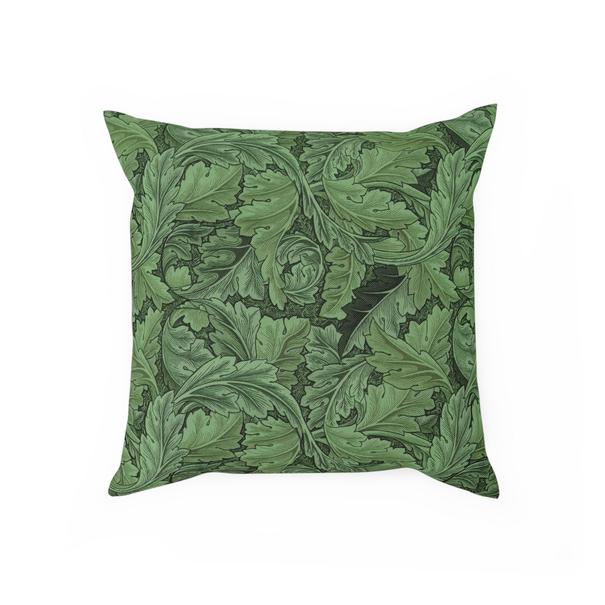 william-morris-co-cotton-drill-cushion-and-cover-acanthus-collection-green-3