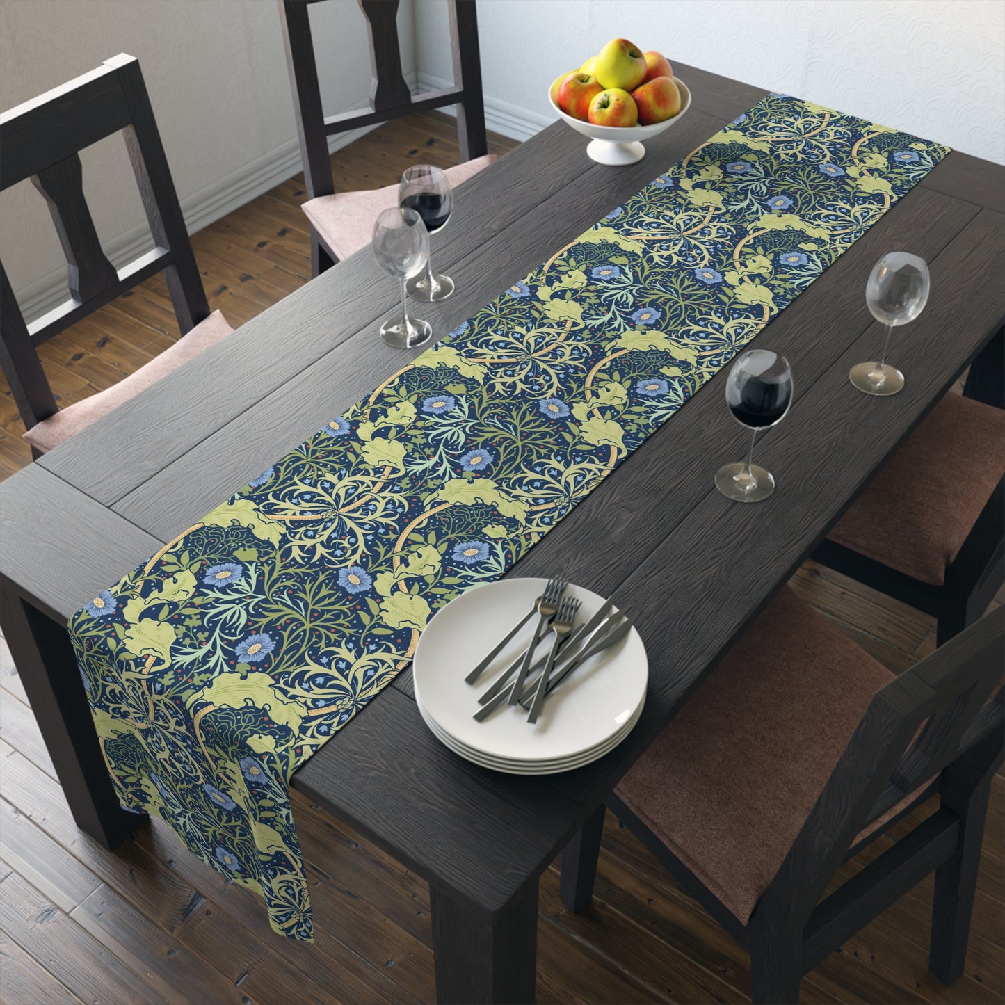 william-morris-co-table-runner-seaweed-collection-blue-flower-21