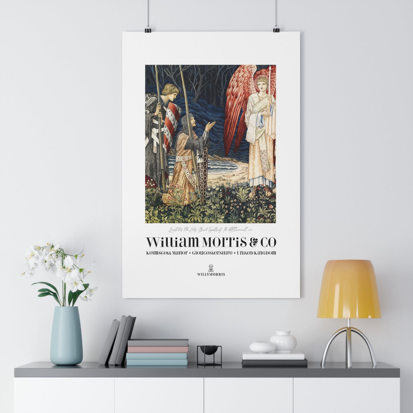 Giclée Art Print inspired by William Morris - Quest for the Holy Grail Collection (Offering)