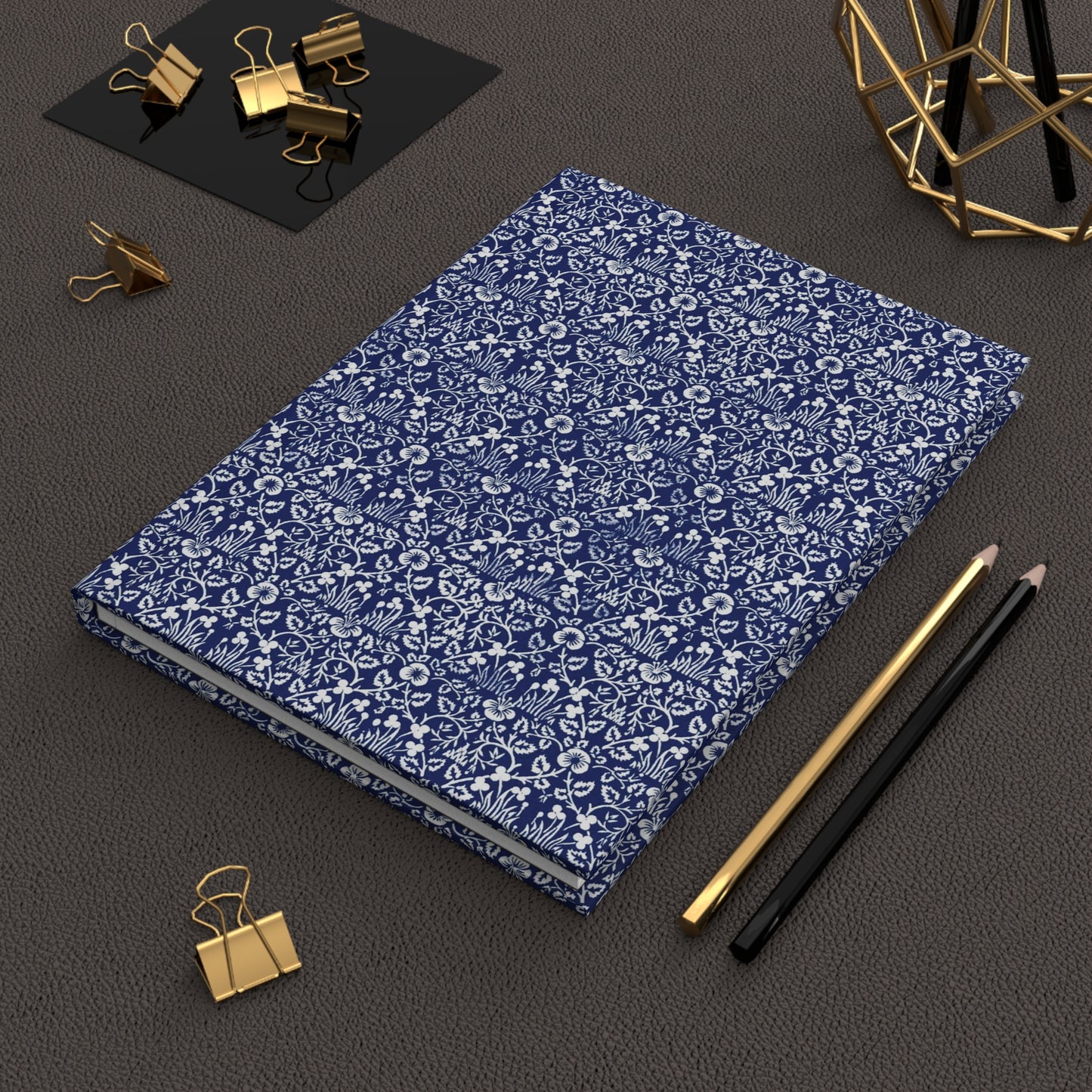 Lined Hardcover Journal inspired by William Morris - Eyebright Collection