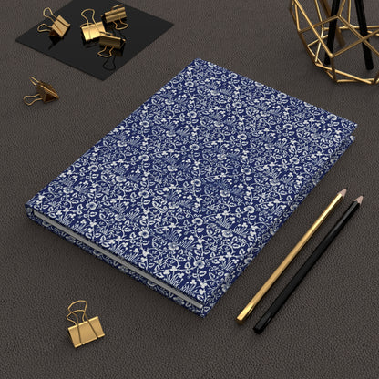 Lined Hardcover Journal inspired by William Morris - Eyebright Collection