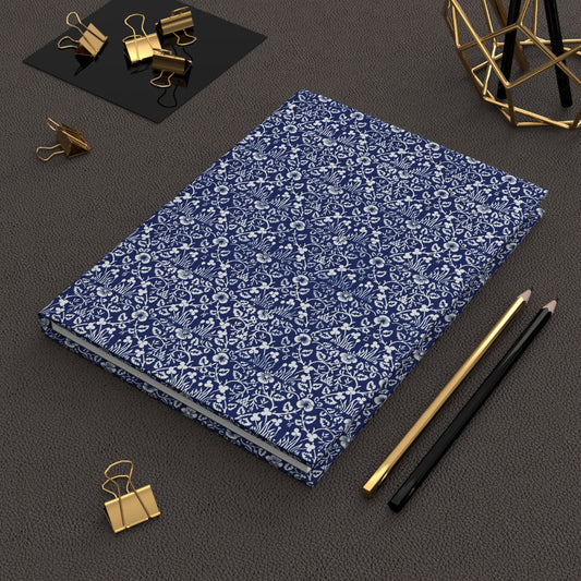 Lined Hardcover Journal inspired by William Morris - Eyebright Collection