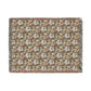 Woven Cotton Blanket inspired by William Morris - Golden Lily Collection (Midnight)