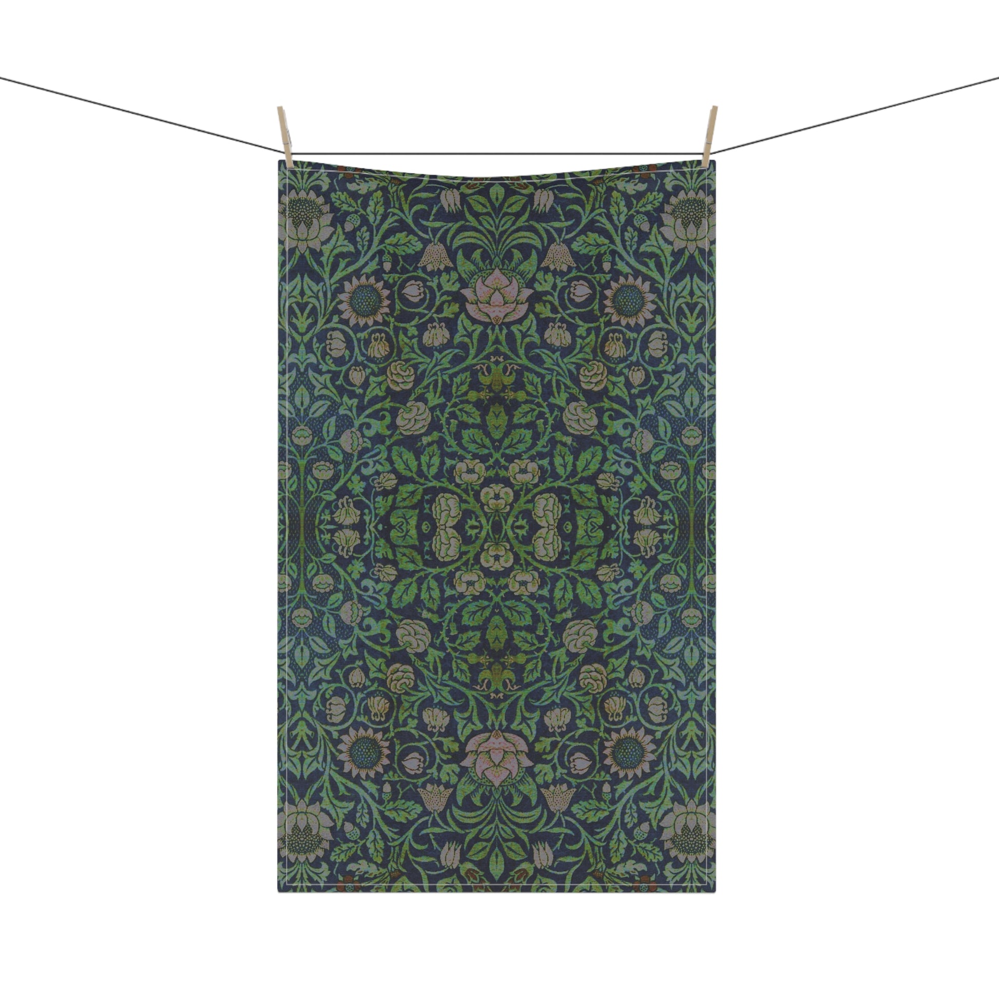 william-morris-co-kitchen-tea-towel-violet-and-columbine-collection-green-6