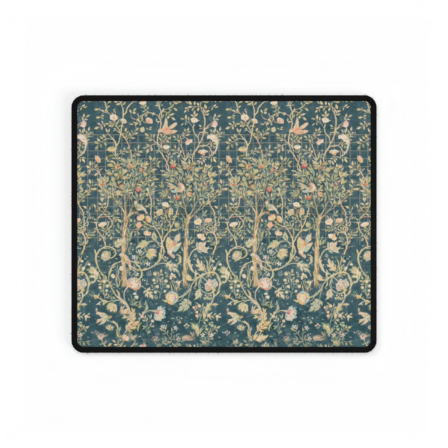 Desk Mat inspired by William Morris - Melsetter Collection (Evergreen Teal)