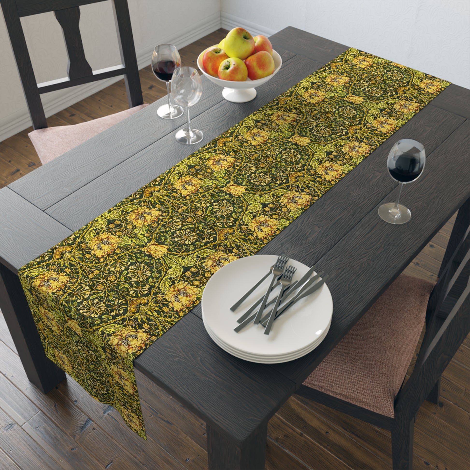 table-runner-william-morris-honeysuckle-collection-gold-12