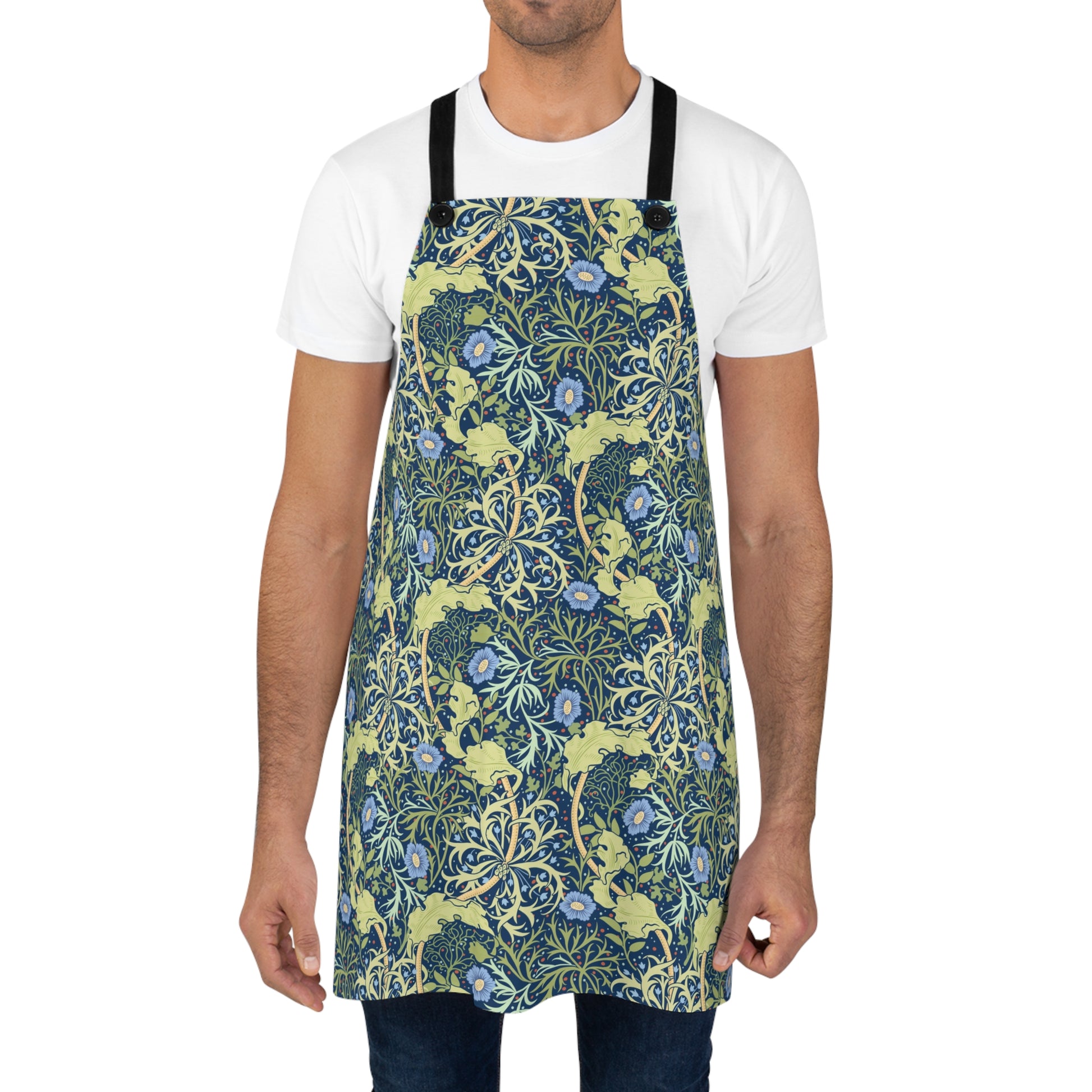 william-morris-co-kitchen-apron-seaweed-collection-blue-flower-5