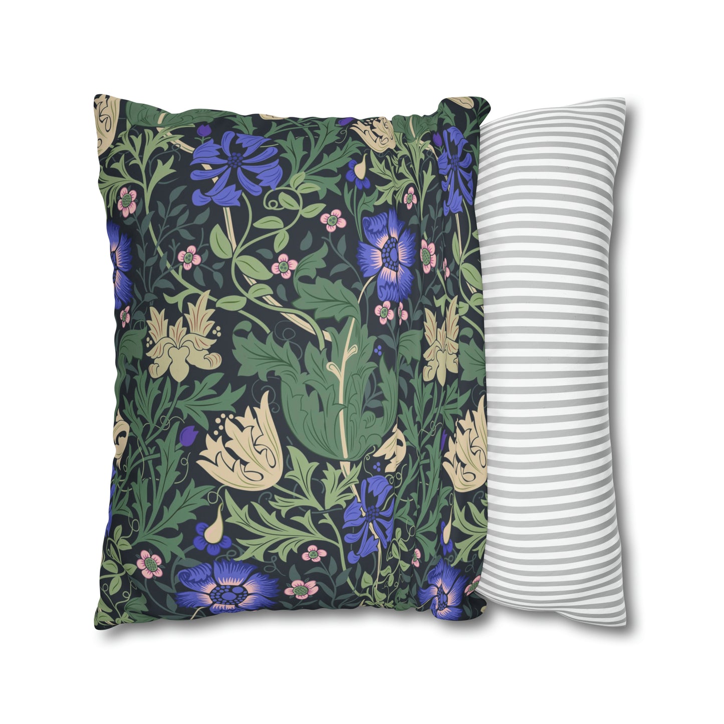 William Morris & Co Faux Suede Cushion Covers - Compton Collection (Bluebell Cottage)